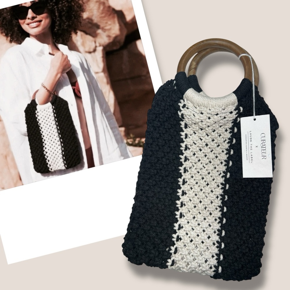 Laude the Label x Curateur Mini Macrame Bag ** NWT*